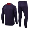 Tréninkový Mikina Soupravy Paris Saint-Germain Quarter Zip Purple Version 2023-24 pro Muži